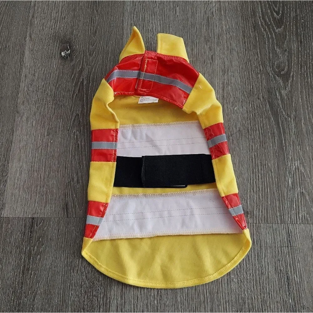 Michaels Dog Firefighter Halloween Costume Medium
